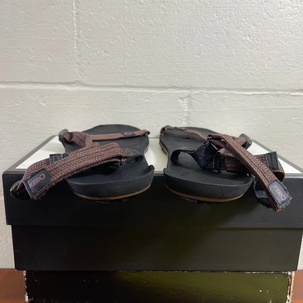 Xero Shoes Z-Trail EV Strappy Minimalist Barefoot Brown Hiking Sandals Men's 13